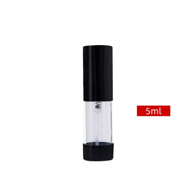 5ml 10ml Transparent Glass Perfume Bottle With Base Refillable Portable Disinfectant Liquid Cosmetic Spray Bottle For Traveling: 5