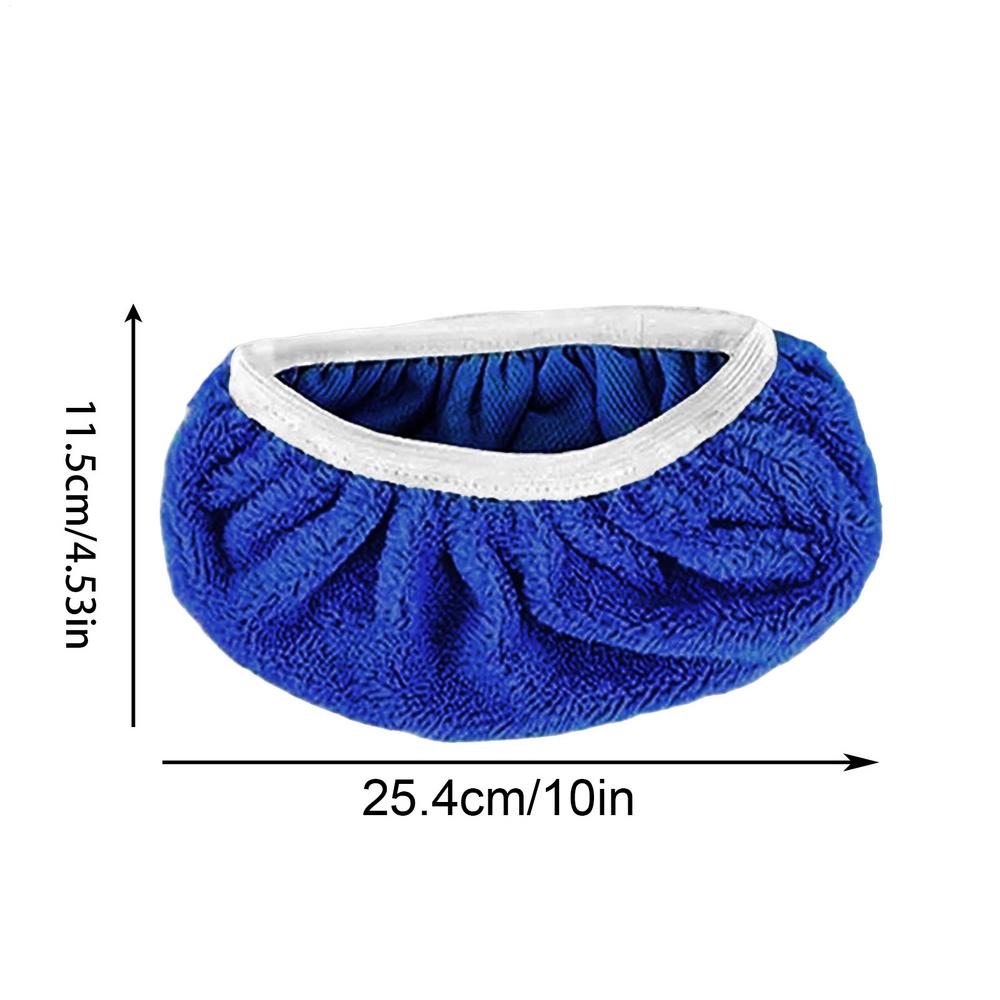 Fregona doméstica, cubierta de tela reemplazable, almohadillas de fregona lavables, almohadillas de repuesto para fregar húmedo, cubierta plana para fregona, herramientas de limpieza reutilizables y lavables: Azul
