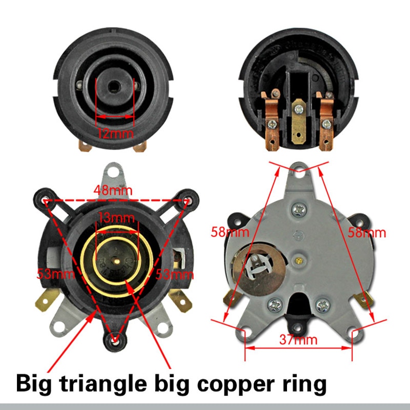 Electric kettle accessories base thermostat temperature switch connector coupler set