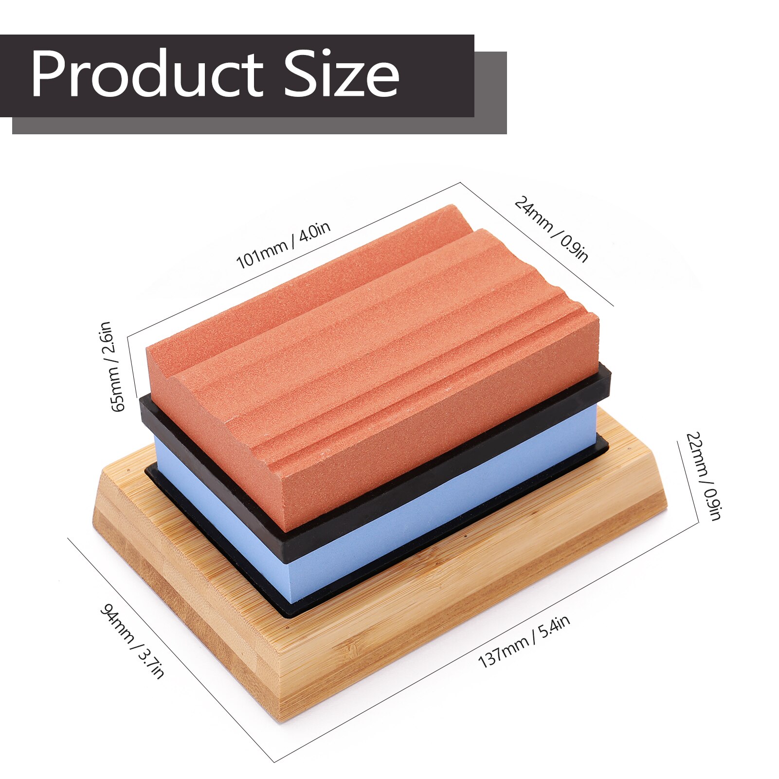 400/1000 3000/8000 1000/6000 Grit Premium Whetstone Cut Sharpening Stone Set Ideal Sharpener For All Blades Non Slip Base: 400 1000