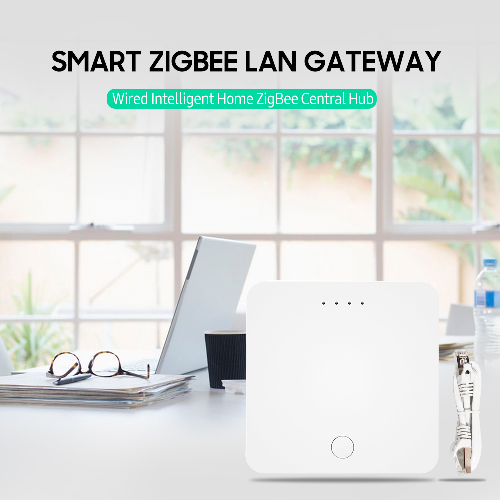 Smart Zigbee Gateway Bedrade Lan Gateway Intelligente Thuis Zigbee Centrale Hub App Controle Timer Groep Control Multi-Apparaat Linkage