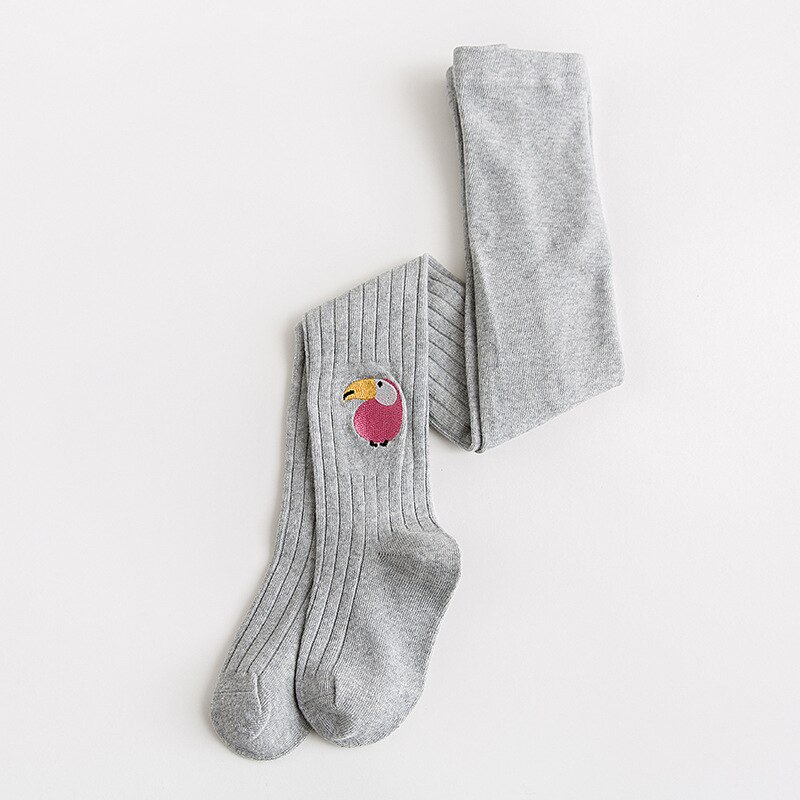 Barn flickor vinter svarta leggings vår höst baby strumpbyxor benvärmare flicka långa bomullsstrumpor smala småbyxor 1-8y: B / 1-3 år gammal