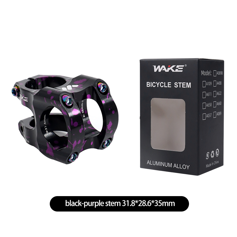Wake Mtb Power Stem bicicleta de carretera puente de bicicleta de montaña potencia corta 31,8mm 35mm mesa de manillar de carretera vástago ajustable Riser ciclismo