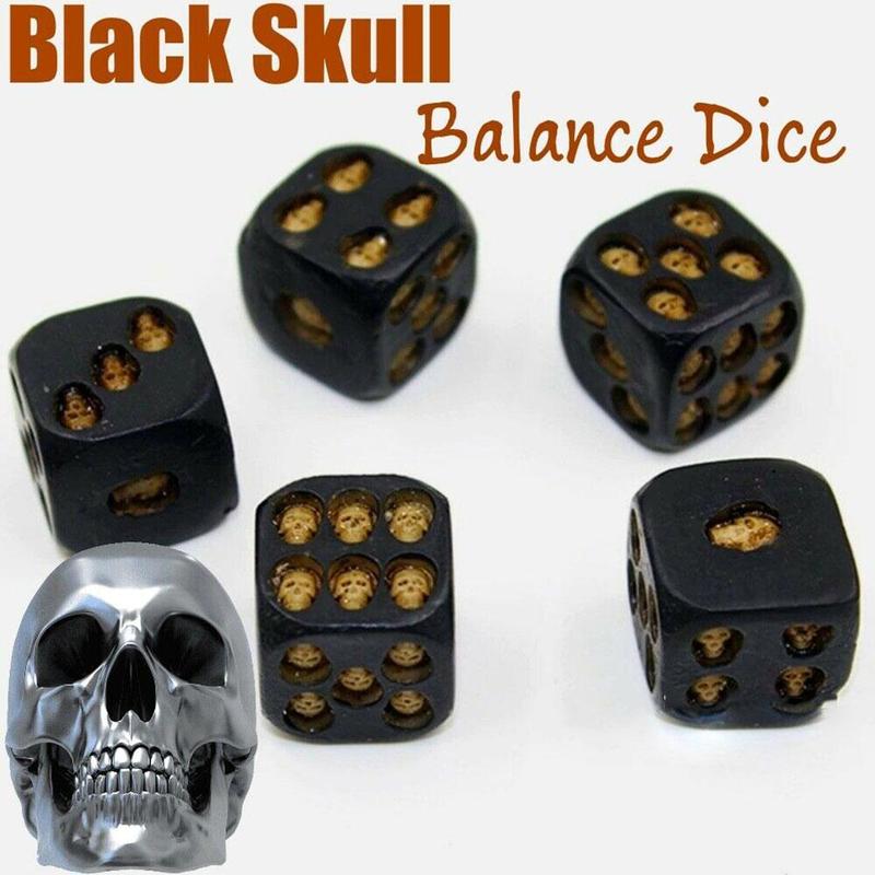 Black Dice Game Vreemde Leisure Speelgoed Dobbelstenen Vreemde Handgemaakte Leisure Devil Speelgoed Dike Party Bar Luxe Black Bar tafel P U9N9