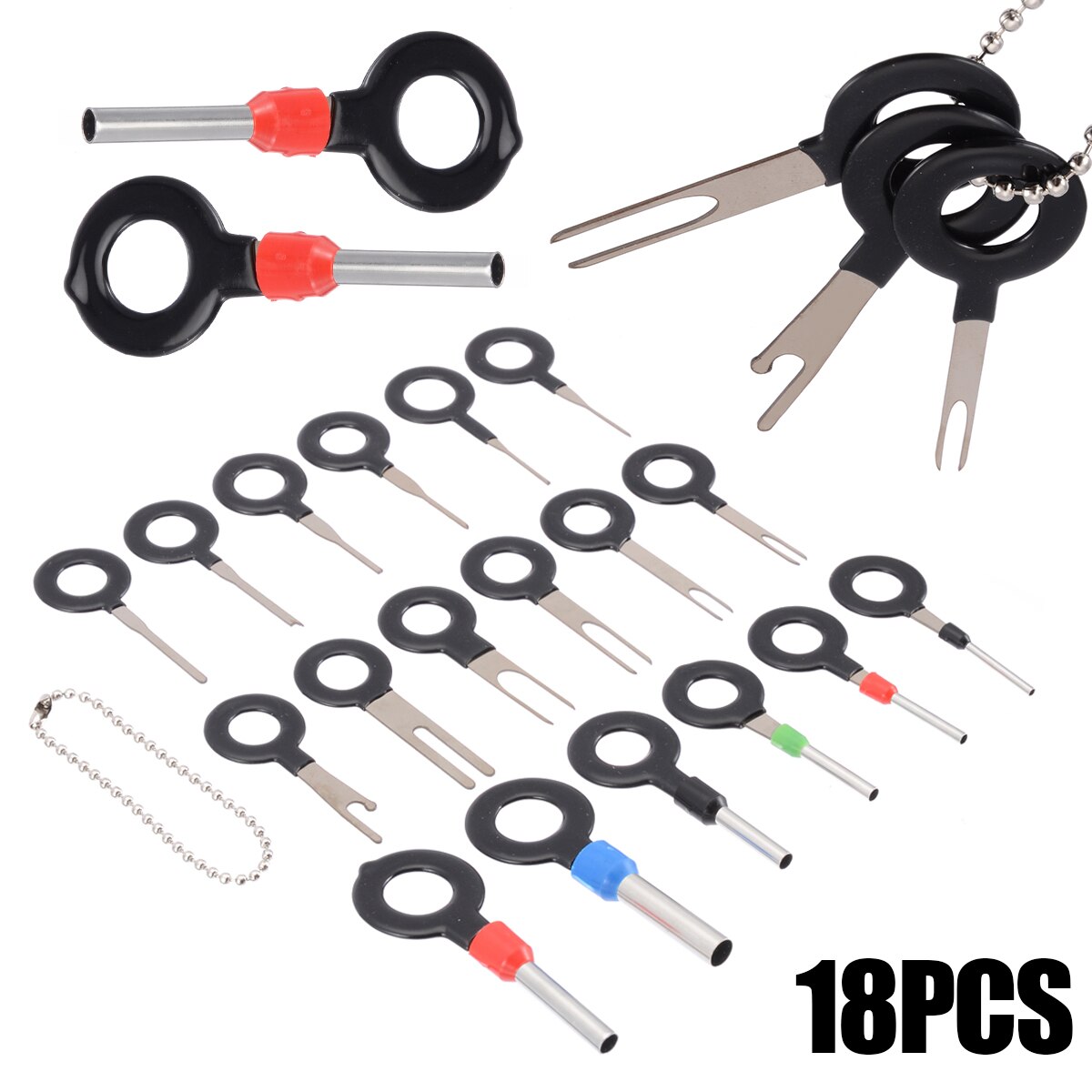 Car Repair Tools 11/18/21/26/36Pcs/set Automotive Plug Terminal Remove Tool Set Car Electrical Wire Crimp Connector Key Pin