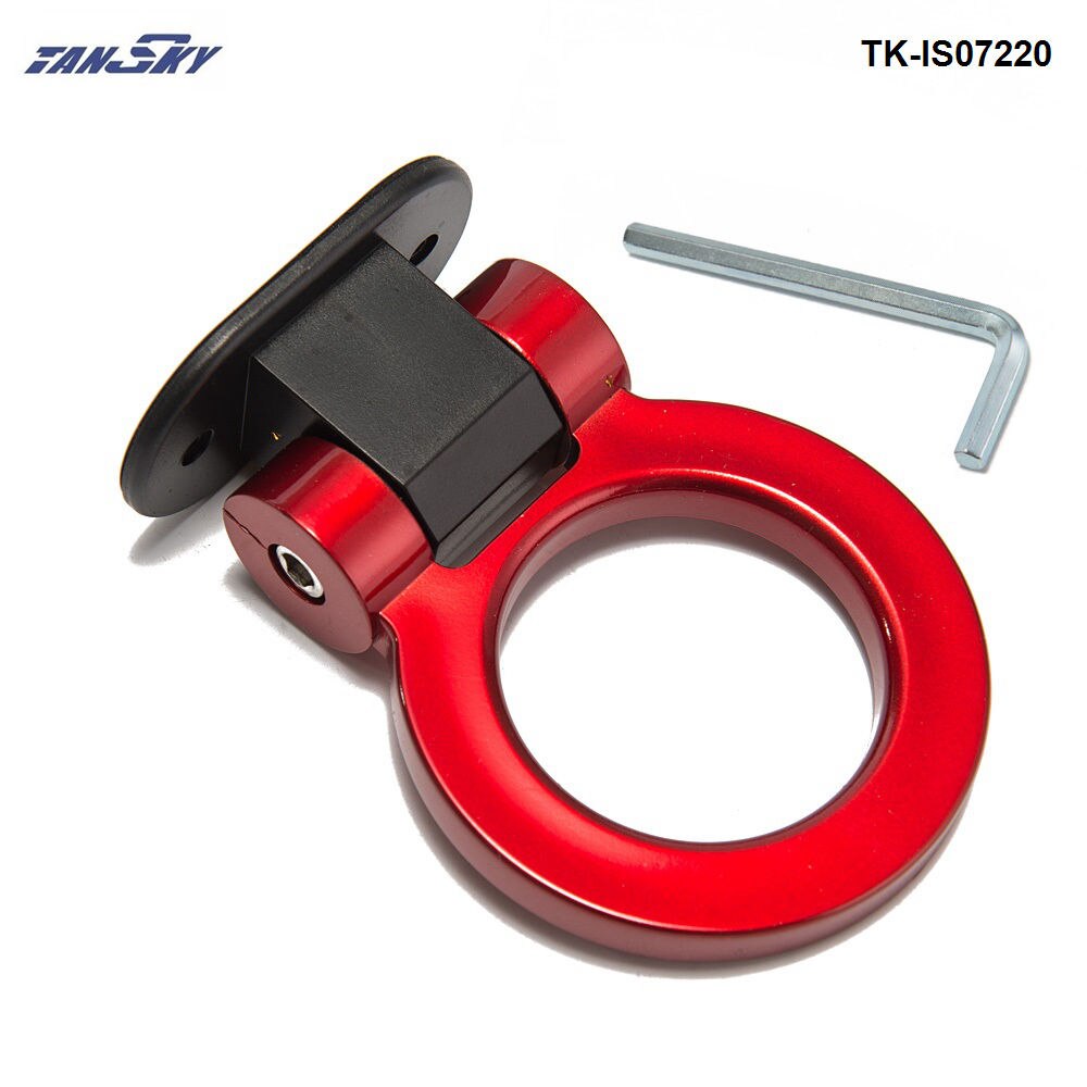 Universele Abs Bumper Auto Sticker Sieren Auto Dummg Tralier Trekhaak Kit Auto-Styling TK-IS07220: Rood