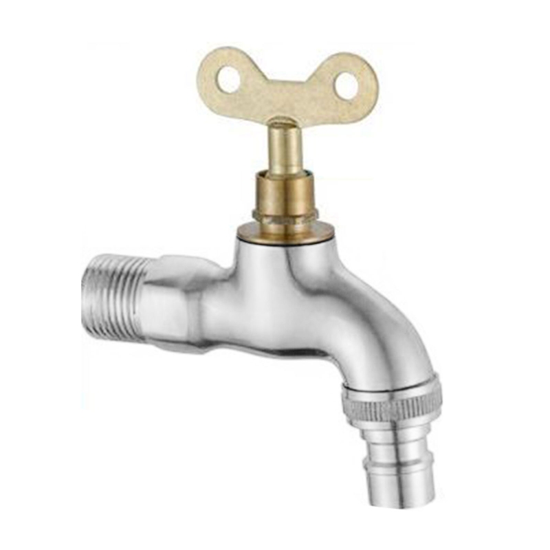 Portable Wash Water Faucet Household Outdoor Home Faucet With Lock Key Faucet Single Tap Anti-theft for Kitchen Outdoor