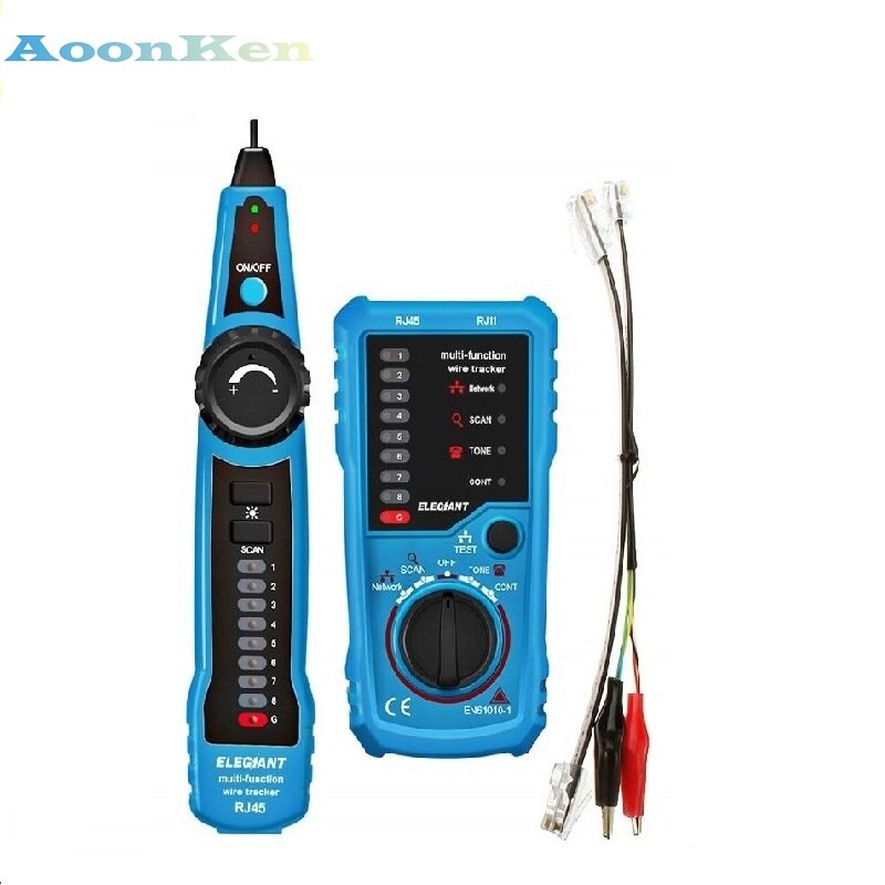 FWT11 RJ11 Cat5 Cat6 RJ45 Telephone Wire Tracker Ethernet LAN Network Cable Tester Detector Line Finder Network Accessory