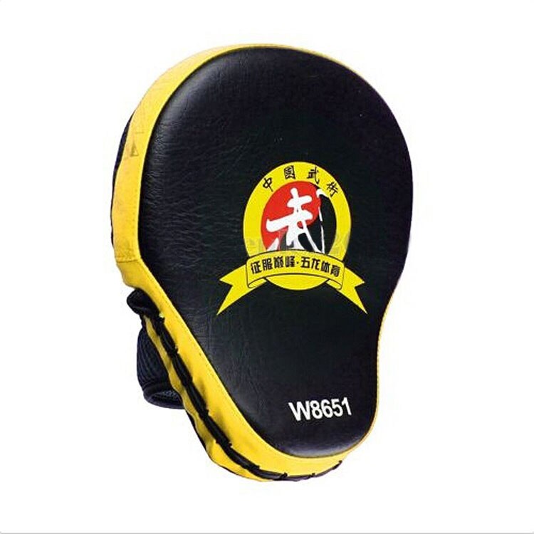 Hand Target MMA Focus Punch Pad Boxing Training Gloves Mitts Karate Muay Thai Kick Fighting Yellow Boxing Pads Kick Training