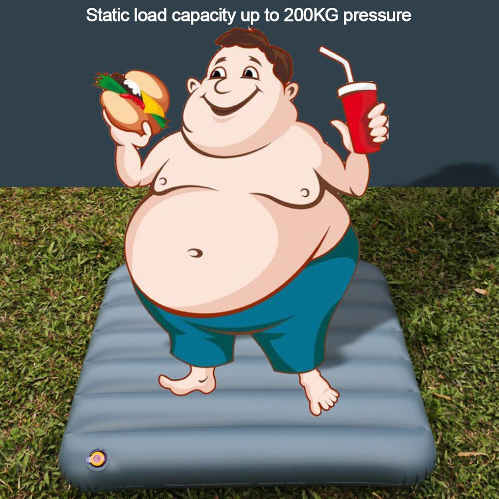 Car Inflatable Mattress Portable Car Back Seat Travel Camping Air Bed Foldable Trunk Cushion Mattresses Camping Accessories