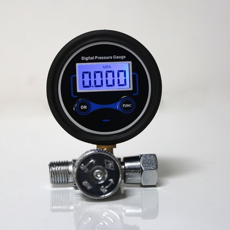 Digital 1/4" 200PSI Air Pressure Regulator Gauge Control Valve for Spray Gun