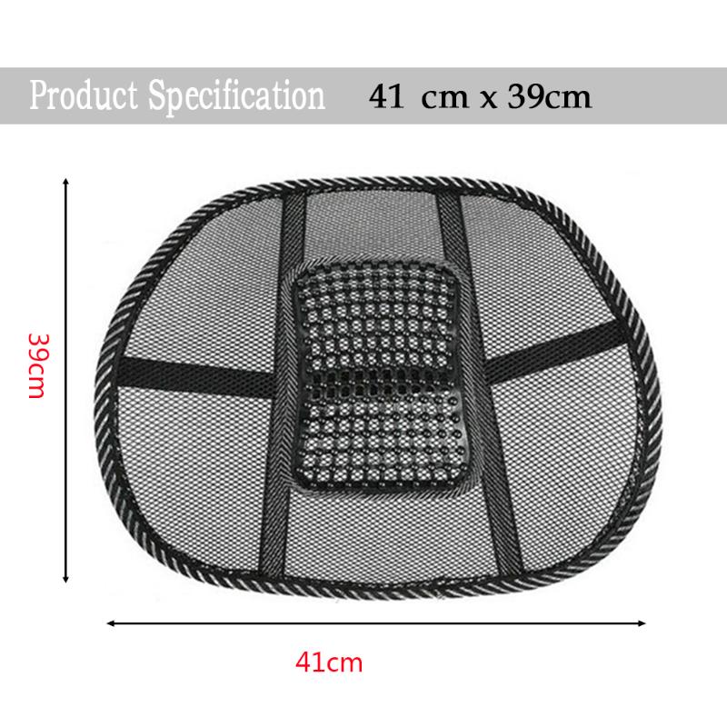 Vodool universele autostoel taille ondersteuning massagekussen mesh lendensteun rugondersteuning thuiskantoor stoel taille kussen pad: Stijl 2