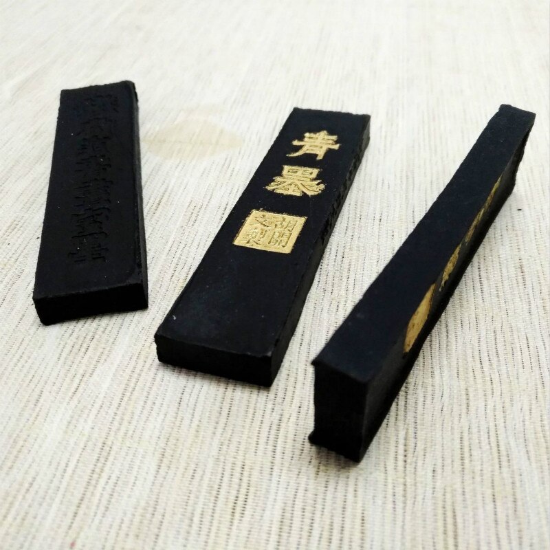 Chinese Ink Stick Tinta China Oil Soot Plum Blossom Ink Block Traditional Painting Calligraphy Ink Solid Pine-soot Ink Stick