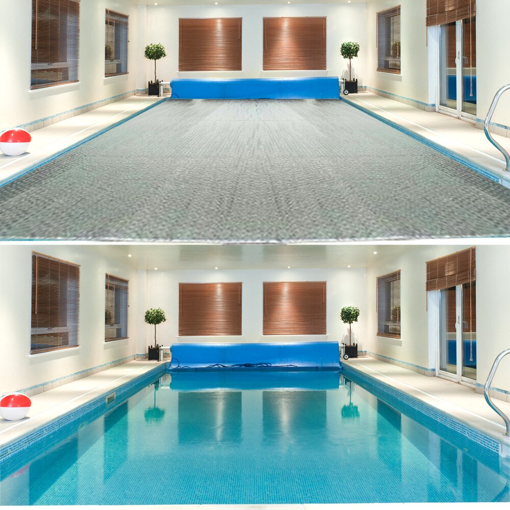 Svømmebassin isolering filmdæksel indendørs heng wen chi fjedre boble pool varmelåg isoleret