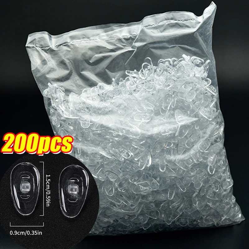 DIY Luchtkamer Helder Ovaal Lenzenvloeistof Neusbeugel Siliconen Neuspads Brillenbeugel Anti Zonnebril Brilaccessoires: green