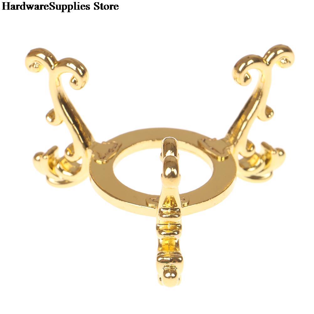 1Pc Edelsteen Ei Display Stand Vergulde Tafel Houder Base Crystal Ball Stand Houder Ornament Home Decoratie Accessoires
