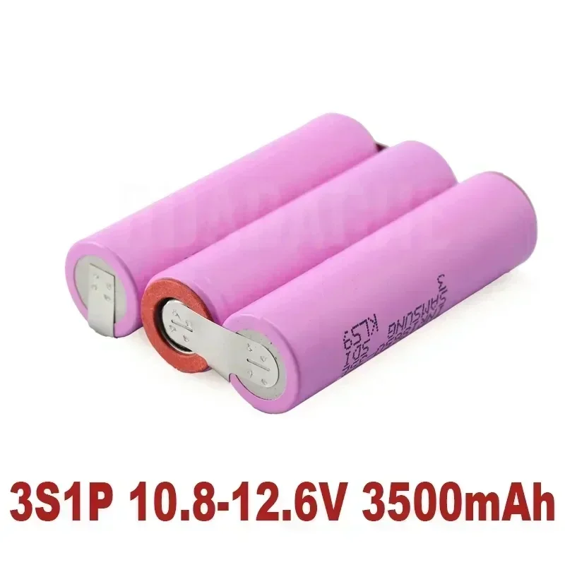 18650 battery20A 35E 3500mAh-6000mAh 3S 4S 5S 6S 8S 7.4V 12.6V 14.8V 18V 25.2V 29.6V For Screwdriver batteries weld battery pack: WHITE