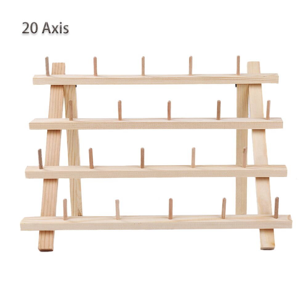 Boîte de rangement en bois pour bobines de fil à coudre, cadre pliable, ferme, organisateur, support de maison en bois, tricot, broderie, montage mural
