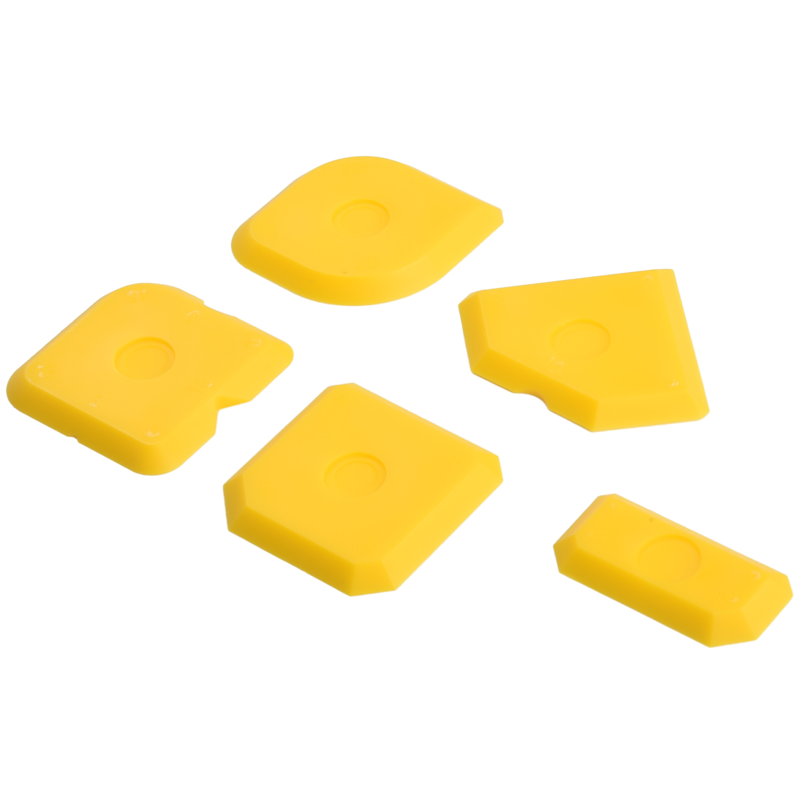 5 Pcs Silicone Applicator Scraper Sealant Smooth Remover Tools Sealant Spreader Finish Kit Caulk Tile Grout Home Improvement: Default Title
