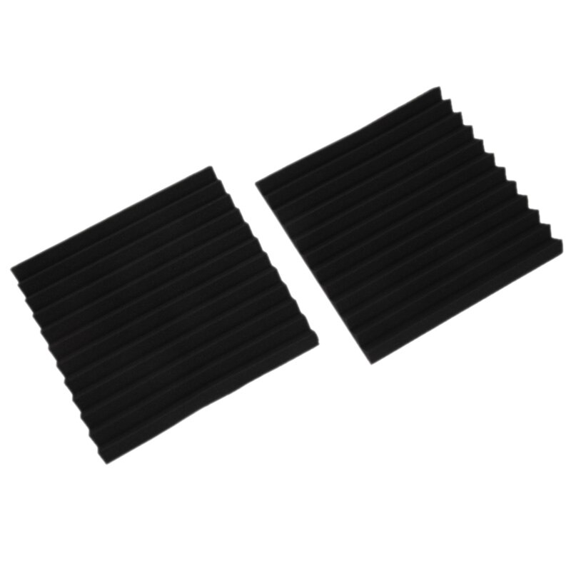 12 Pack- Acoustic Panels foam Engineering sponge Wedges Soundproofing Panels 1inch x 12 inch x 12inch