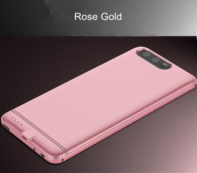 6000mAh Portable Power Bank For Huawei P9 Plus P9 Backup Battery Charger Cover For Huawei P10 Plus P10 Power Case With Magnet: Rose Gold For P9