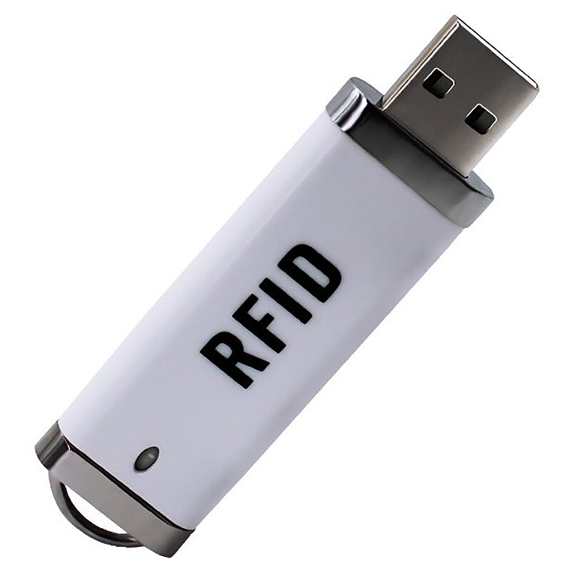 Mini lector de tarjetas de identificación RFID, portátil, USB, 125Khz