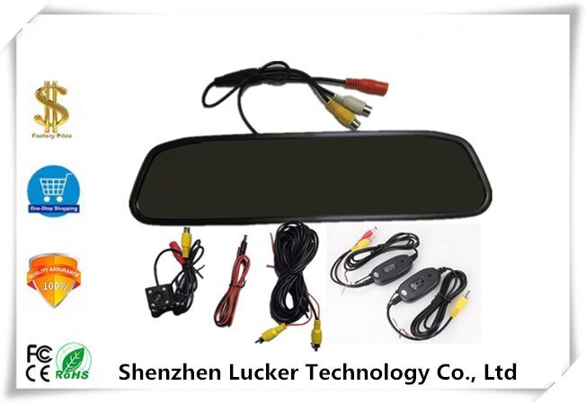 4.3 inch Voertuig Achteruitrijcamera Backup Monitor TFT LCD + Omkeren Car Camera Parking Backup assist Kit