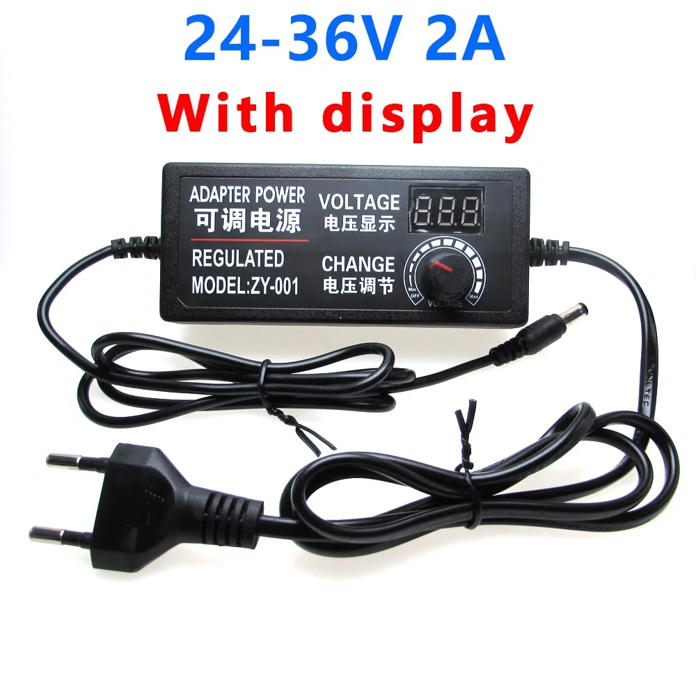 AC DC 3V 5V 6V 9V 12V 24V Power Supply 1A 2A 3A 5A AC/DC Transformer 220V To 12V Power Supply Adapter 5 12 24 V Led Driver: black / 12m