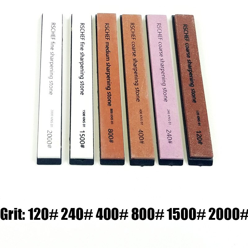 knife shapener kitchen sharpener 360 sharpener iron steel angle steel band stone sharpening stone: 6 stones B