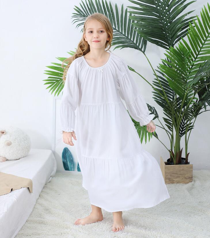 Pigiama per ragazze vestito da torta 2021 abbigliamento per la casa a maniche lunghe per bambini camicia da notte camicie da notte principessa allentata abbigliamento per la casa indumenti da notte esterni: 6