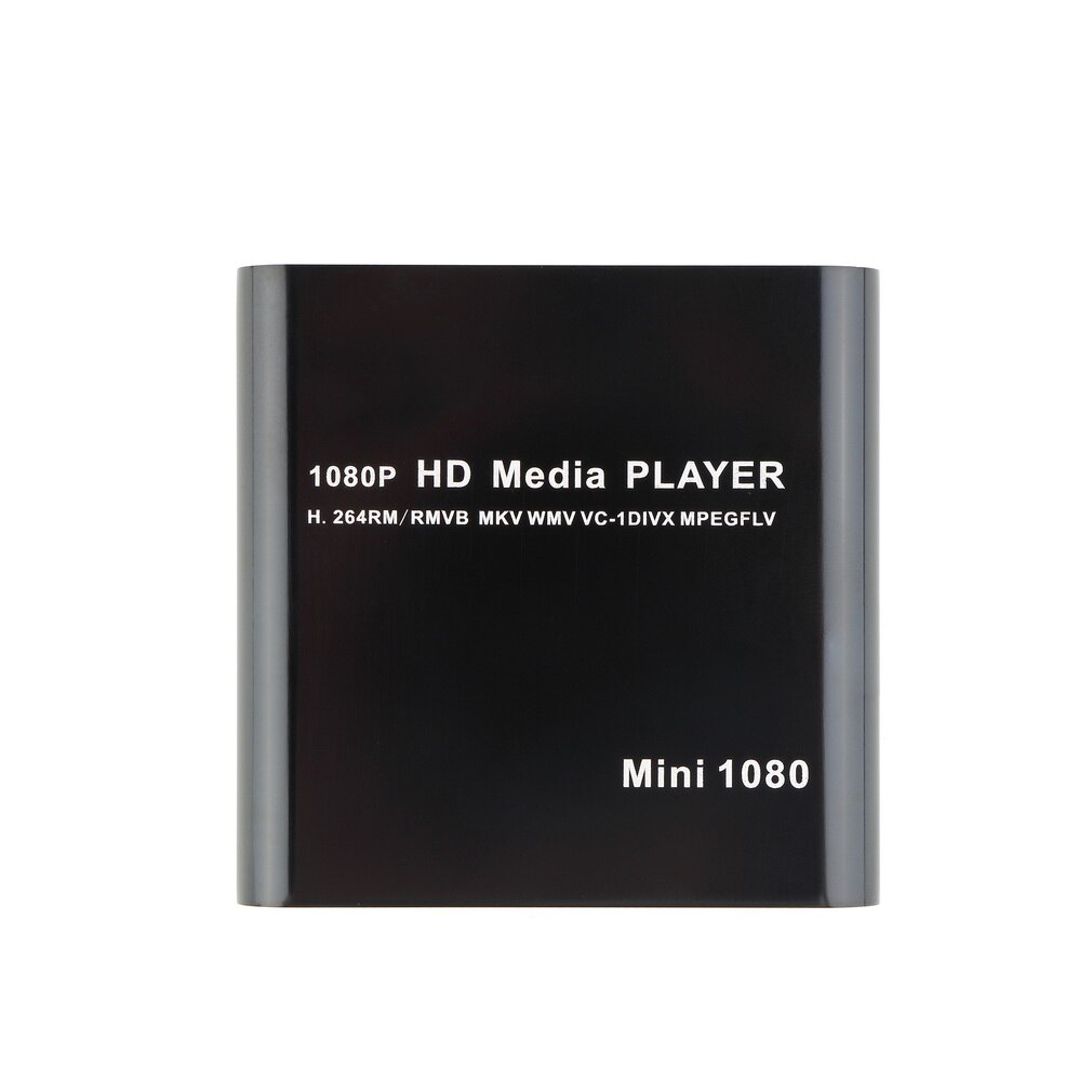 1 set 1080 P Mini Media Player MKV/H.264/RMVB Full HD met GASTHEER Kaartlezer