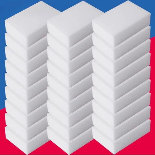 Esponja de melamina, borrador de esponja mágica, limpiador de esponja de melamina, esponjas de limpieza para herramientas de limpieza de cocina y baño, 10/50 Uds.