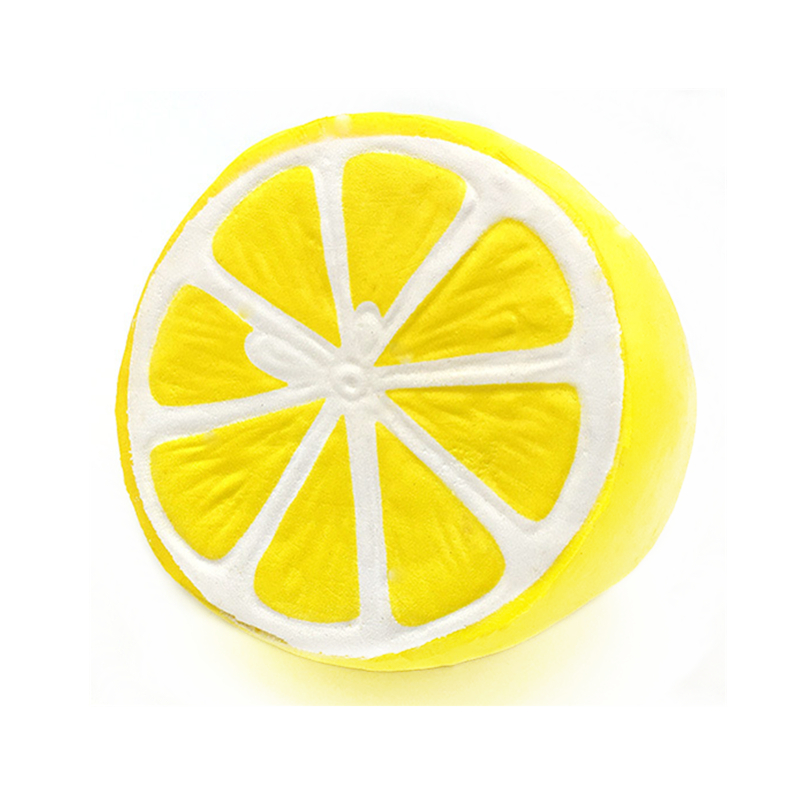 Squishy Antistress Fruit Lemon Squish Langzaam Stijgende Zachte Geurende Toy Collection Simulatie Squeeze Stress Reliever Speelgoed: YELLOW