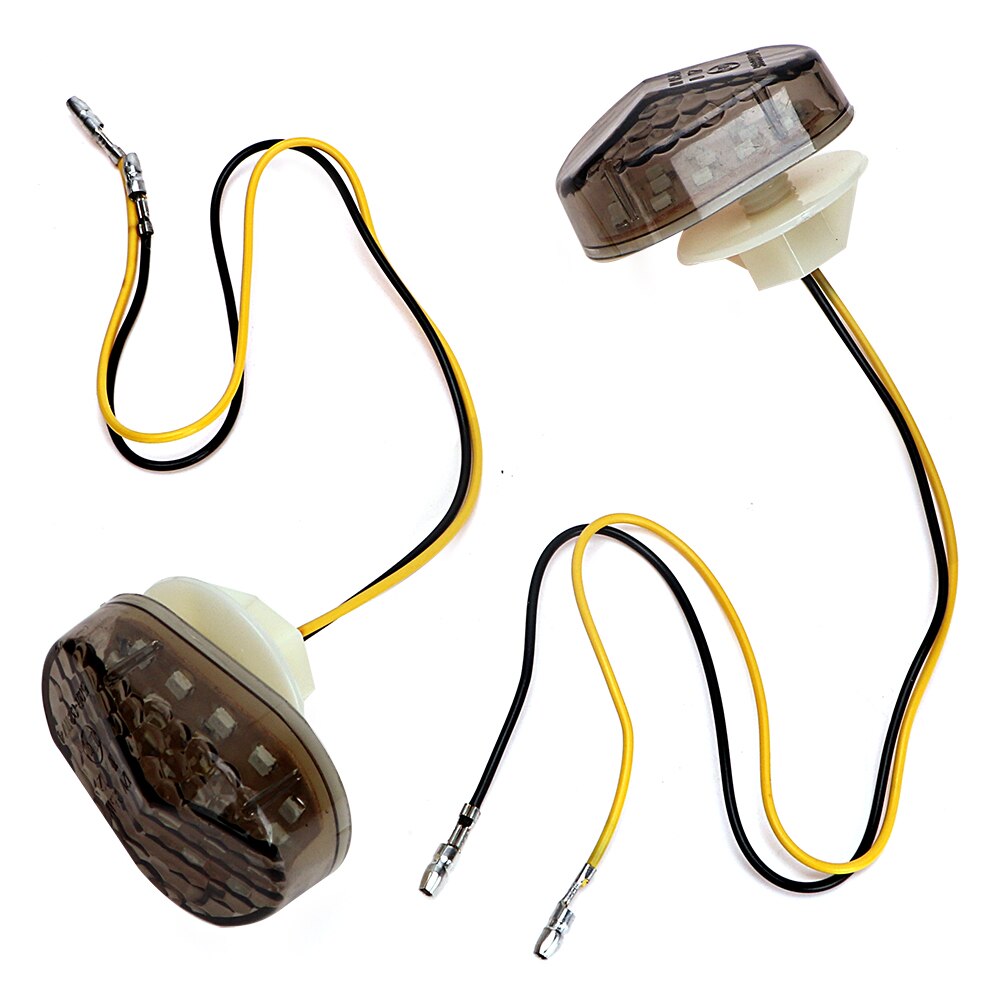 Leepee 2 Stuks/set Universele Indicator Lichten Motor Accessoires Motorfiets Verlichting Voor Kawasaki Knipperlichten