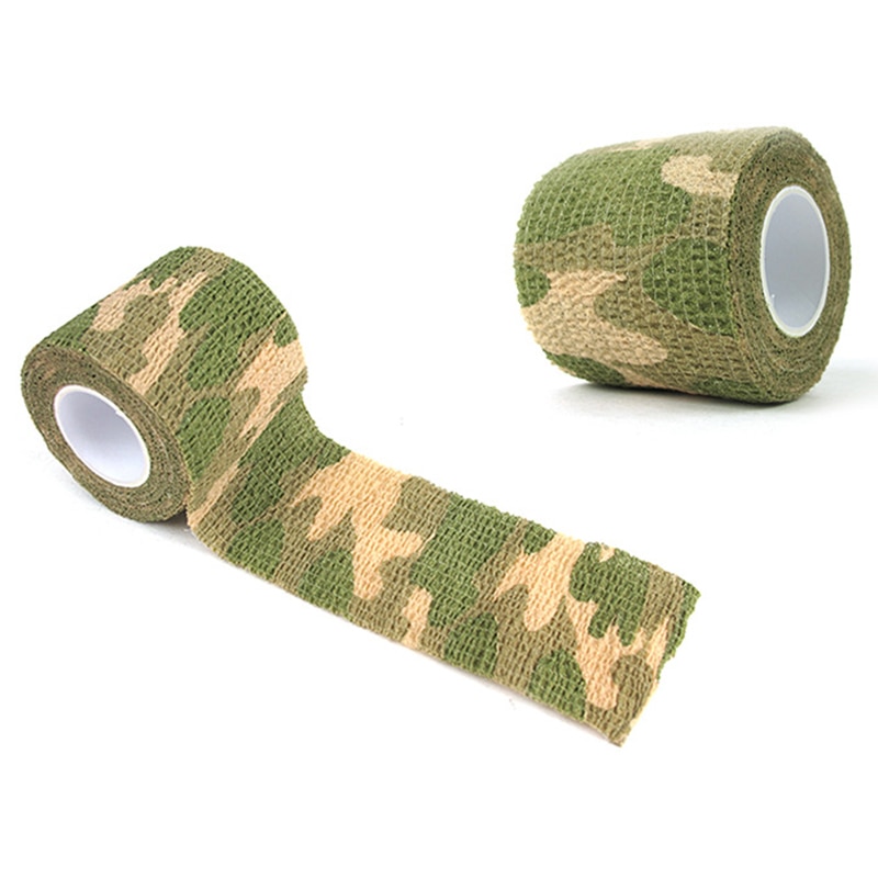 Bande de Camouflage adhésif Camouflage furtif chasse furtif ruban Non-tissé rétractable retenant le ruban Non tissé rétractable en plastique: 07
