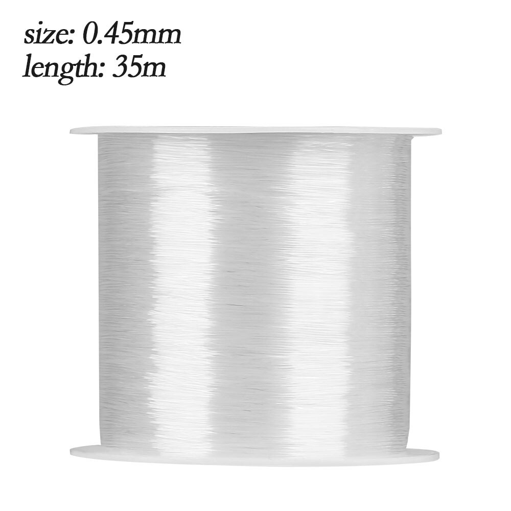 Fiskesnøre super power fiskesnøre wire pe nylon line stærk fisketråd krystal tråd monofilament lystfiskeri