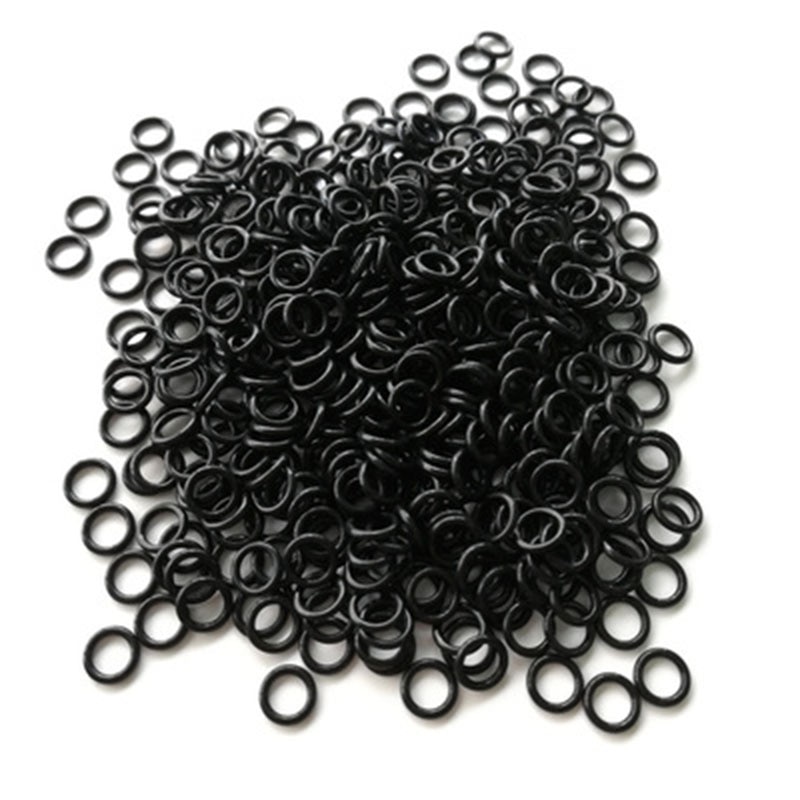 Gummi o-ringe  cs1.65mm fluoro skivetetninger plast pakning silikon ringe film olje og vann tetning pakning nbr materiale svart o-ringe