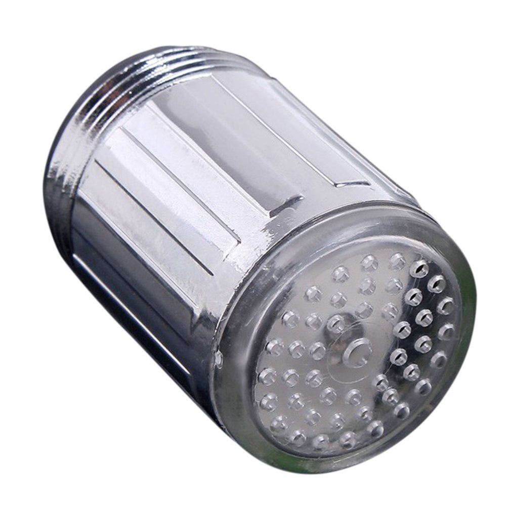 3 kleuren 7 kleuren veranderende gloeiende led keukenkraan douchekraan nieuwigheid lichtgevende kraan sproeikop licht badkamerlamp