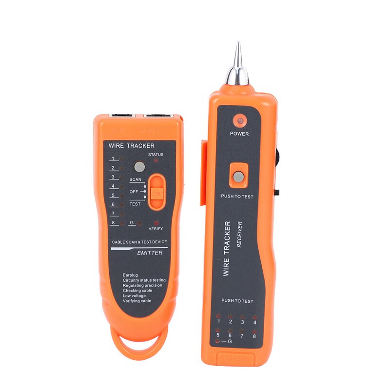 Utp stp cat5 cat6 rj45 lan cabo de rede tester linha localizador rj11 rastreador de fio telefone diagnosticar tone kit Xq-350