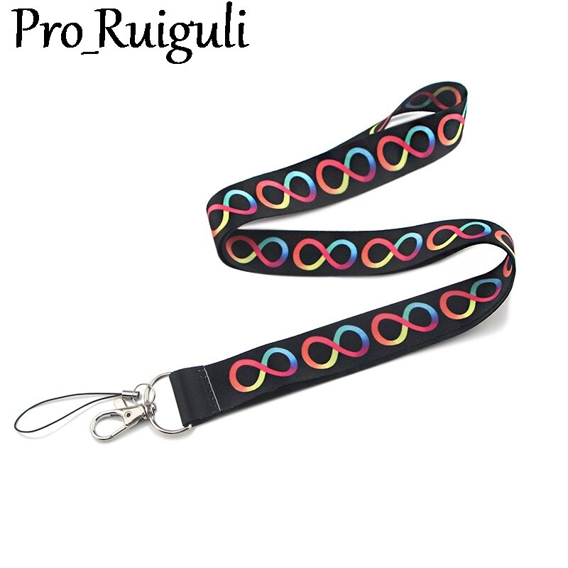 Neurodiversity Lanyard Voor Sleutels Telefoon Cool Neck Strap Lanyard Voor Camera Fluitje Id Badge Leuke Omboordsels Linten