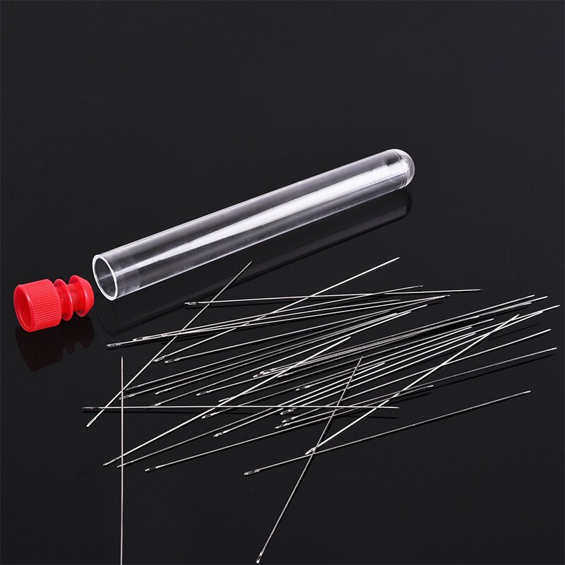 MIUSIE 3 Size 30 Pieces Long Iron Hand Beading Needles Tools Pin for Jewelry Bracelet Necklace DIY size 80mm 100mm 120 mm/ Long