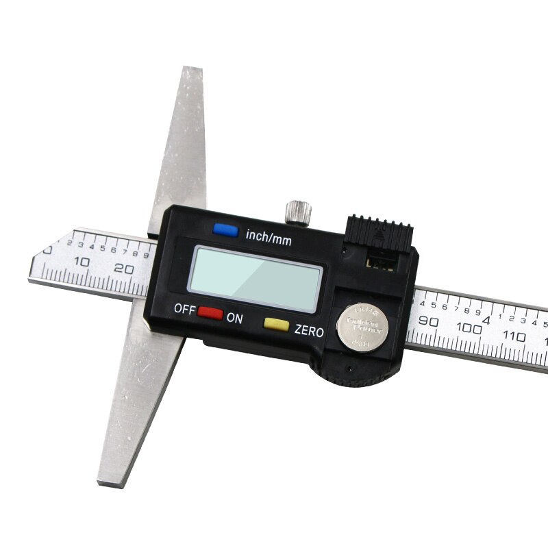 0-150Mm 6 Inch Metric Imperial Digital Depth Vernier Caliper Micrometer Stainless Steel Electric Digital Depth Gauge