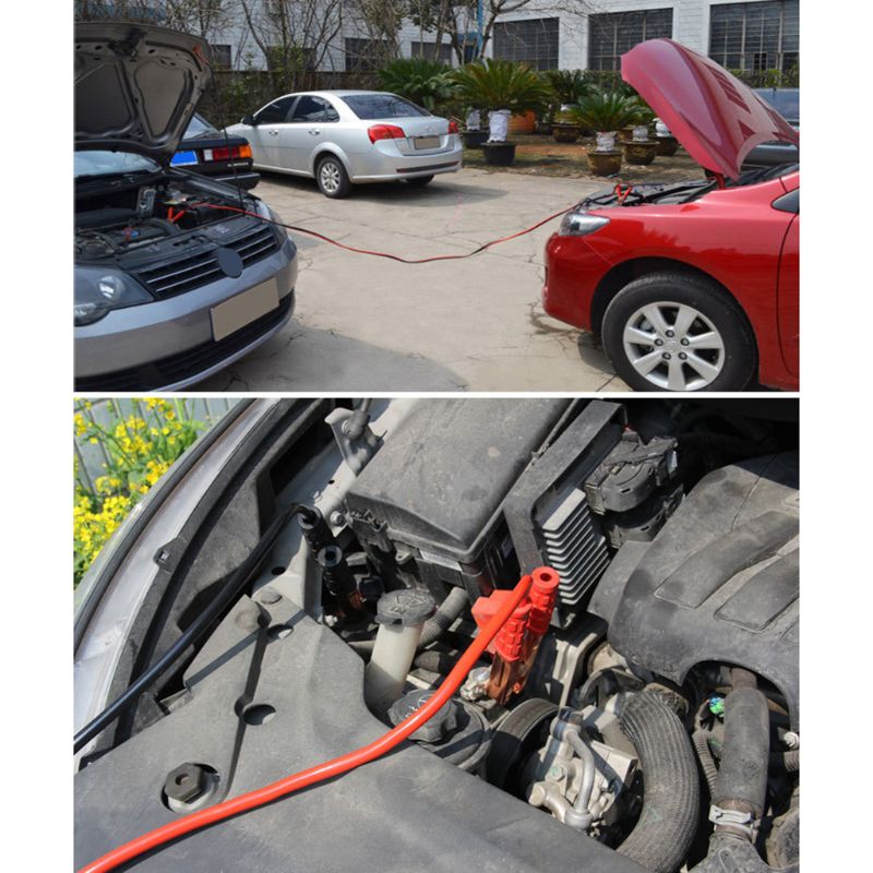 Heavy Duty 500AMP 2M Car Battery Jump Leads Cables Jumper Cable For Car Van Truck