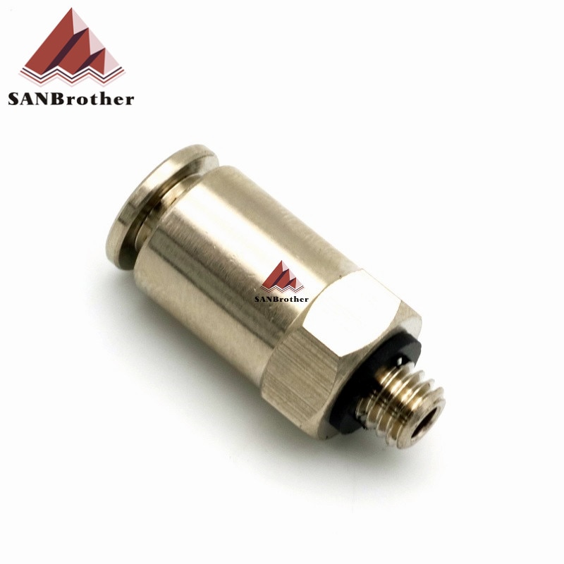 ! 3D Printer Pneumatic Fittings PC4-M6,PC6-M6 For 4mm,6mm PTFE Tube Connector Coupler Top