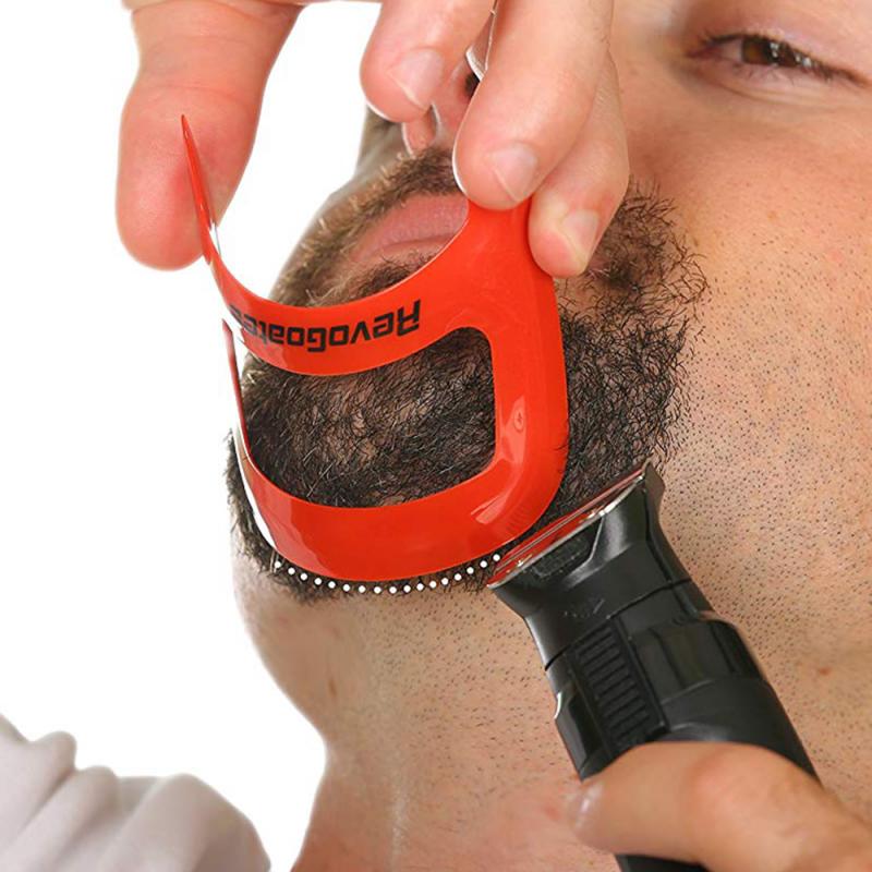 Mustache Beard Styling Template Tools For Men Shave Shaping Template Beard Style Comb Care Tool For Perfect Line