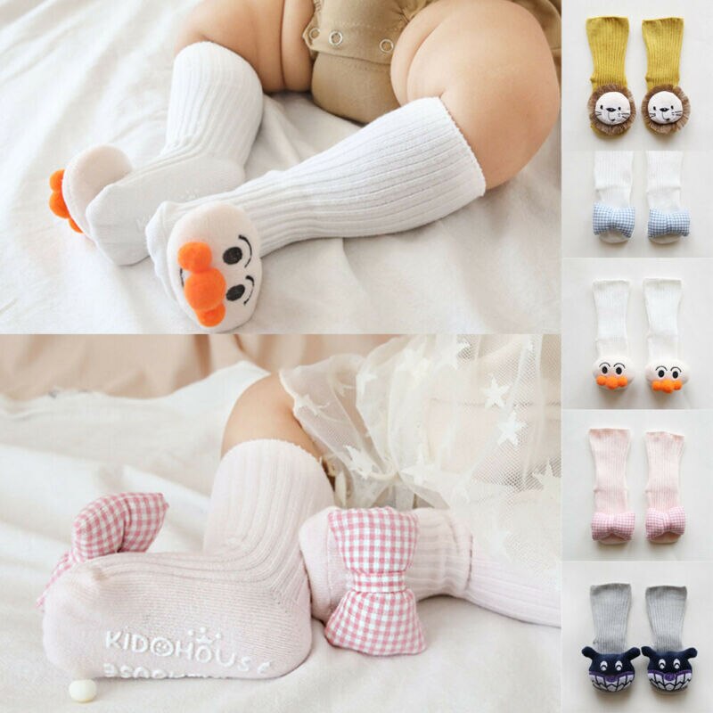 Meisje Peuter Baby Boy Anti Slip Sokken Kids Baby Kinderen Cartoon Sok Sokken