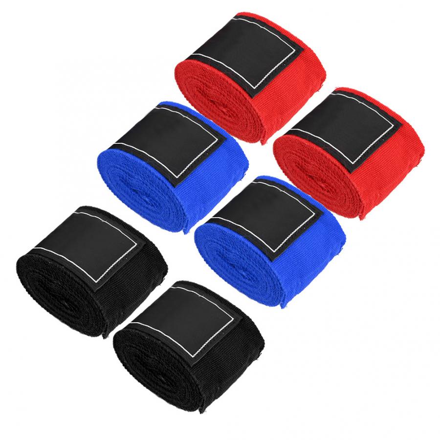 2Pcs 2.5m Elastic Strap Boxing Sanda Muay Thai MMA Taekwondo Bandage Hand Wraps Boxing Hand Wraps Boxing Hand Bandages