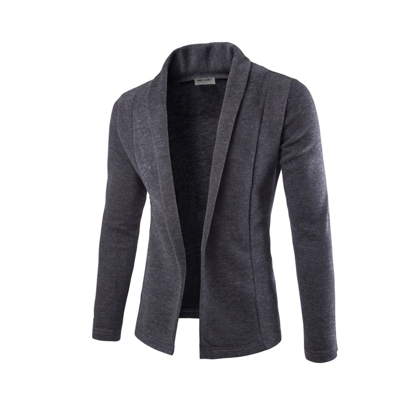 Hommes costume veste ouvert châle Cardigan formel hommes vêtements costume veste hommes mince Blazer Chaquetas Hombre vestes hommes costumes manteau
