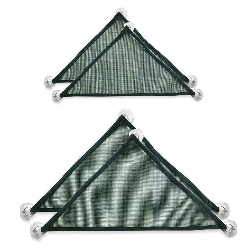 2 -pack skäggig drake hängmatta ödla solstol stege hängande sängtillbehör, reptilhabitat terrariumdekoration för vara: L