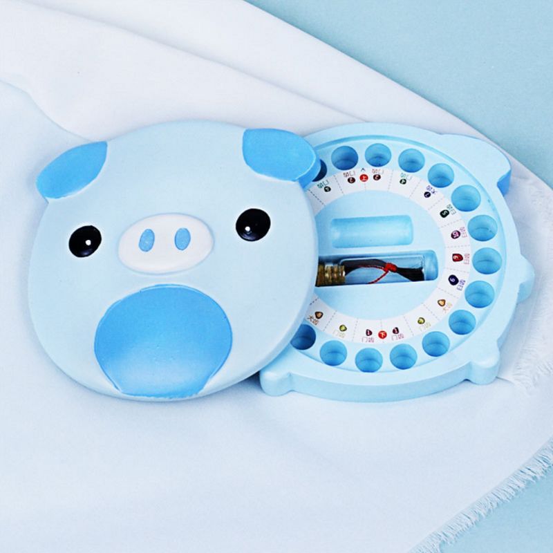 Bebis lövtänder minneslåda barn minne lagring souvenirer arrangör småbarn växer minnesobjekt samlarföremål